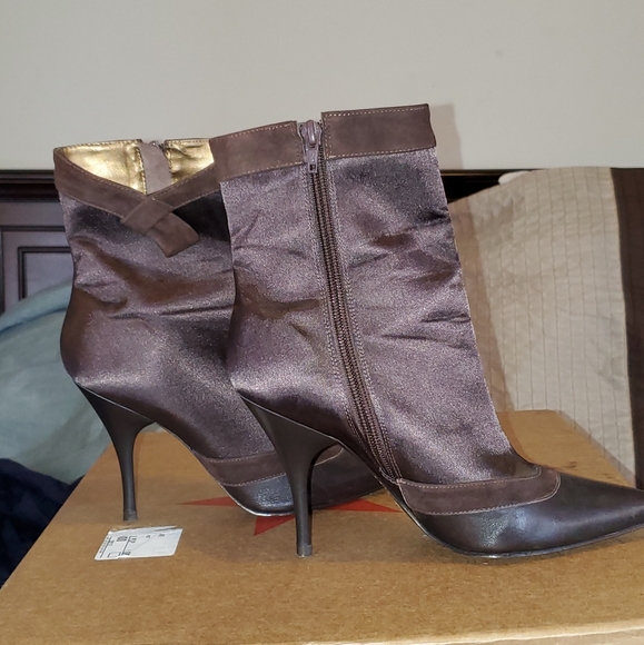 BCBGeneration Brown Heeled Boots - Picture 2 of 5